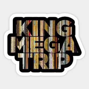 King Megatrip Neo Logo (records) Sticker